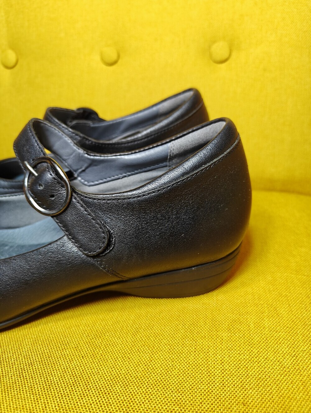 DANSKO Fawna Mary Jane Black Adjustable Buckle Closed-Toe Women's Shoes 10-10.5 - Picture 5 of 8